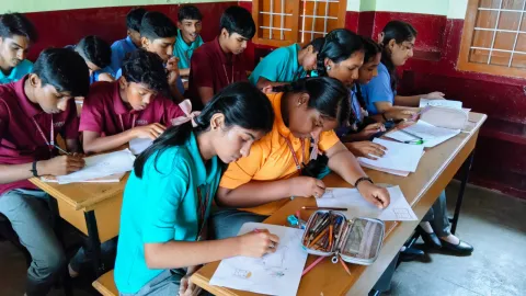 Amrita Vidyalayam in Pathanamthitta Celebrated Reading Week
