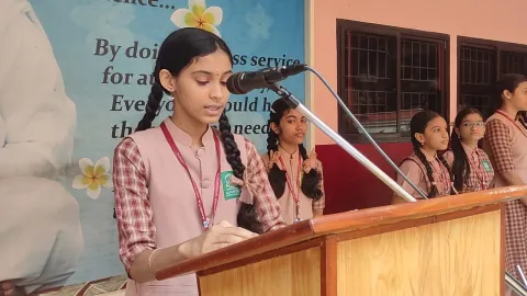 Amrita Vidyalayam in Pathanamthitta Celebrated Reading Week