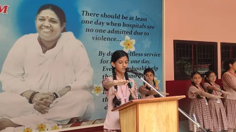 Amrita Vidyalayam in Pathanamthitta Celebrated Reading Week
