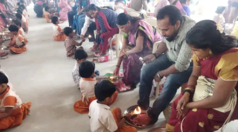 Guru Purnima was celebrated in Amrita Vidyalayam, Thuckalay