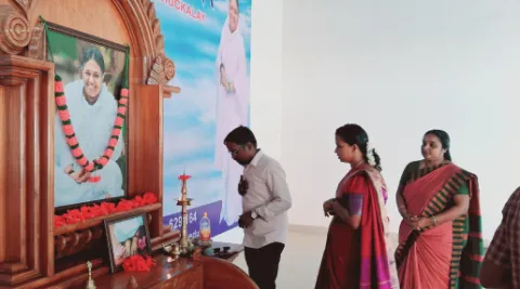 Sanskrit day and Rakshabandhan was celebrated at Amrita Vidyalayam Thuckalay