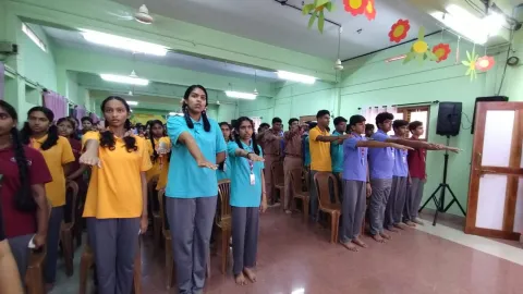 Amrita Vidyalayam Thalassery observed International Day Against Drug Abuse and Illicit Trafficking - 2025