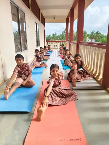 International Day of Yoga Celebrated at Amrita Vidyalayam, Mangalore 