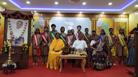 Investiture Ceremony at Amrita Vidyalayam, Thalassery - 2025