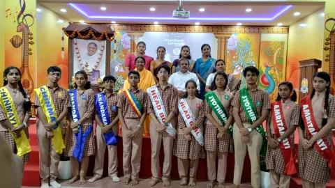 Investiture Ceremony at Amrita Vidyalayam, Thalassery - 2025
