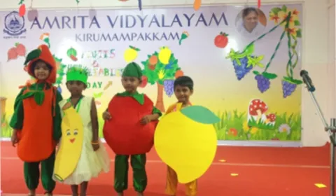 KG Kids Celebrate Fruits and Vegetables Day 2024 - Kirumampakkam