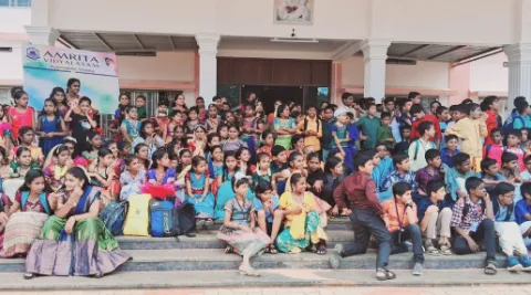 The Krishna Jayanthi Celebration was held at Amrita Vidyalayam, Thuckalay