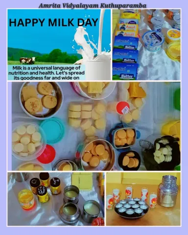 Milk Day Celebration at Amrita Vidyalayam, Kuthuparamba