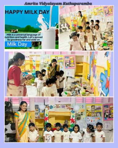 Milk Day Celebration at Amrita Vidyalayam, Kuthuparamba