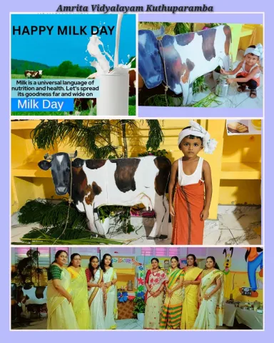 Milk Day Celebration at Amrita Vidyalayam, Kuthuparamba