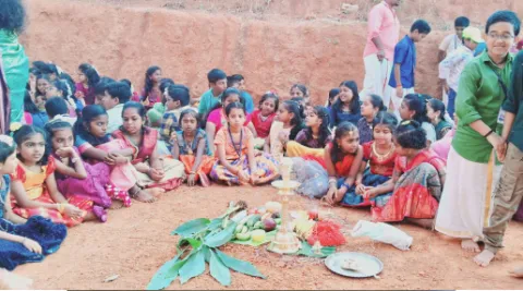 Pongal Celebration at Amrita Vidyalayam, Thuckalay