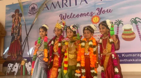 Pongal Celebration at Amrita Vidyalayam, Thuckalay