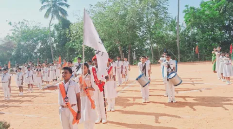Republic Day was celebrated at Amrita Vidyalayam, Thuckalay