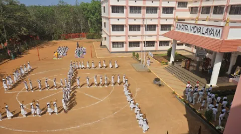Republic Day was celebrated at Amrita Vidyalayam, Thuckalay