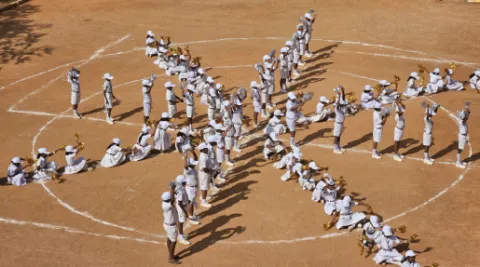 Republic Day was celebrated at Amrita Vidyalayam, Thuckalay
