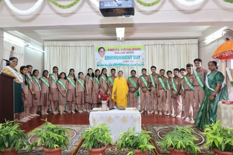 Amrita Vidyalayam Kollam Celebrated World Environment Day 2025