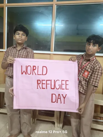 Amrita vidyalayam, Thalassery commemorated World Refugee Day 2025