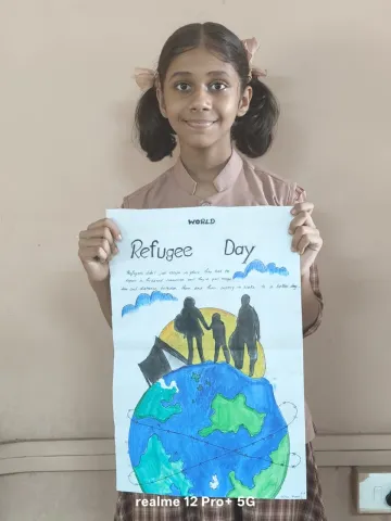 Amrita vidyalayam, Thalassery commemorated World Refugee Day 2025
