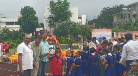 Amrita Vidyalayam, Davanagere Scouts and Guides Pay Heartfelt Tribute on Kargil Vijay Diwas       