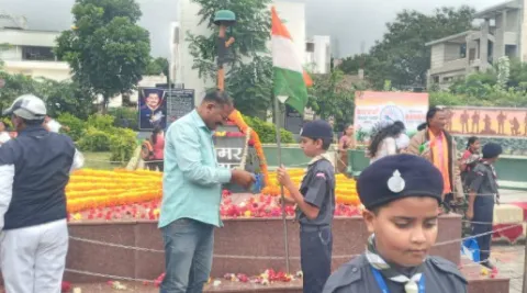 xAmrita Vidyalayam, Davanagere Scouts and Guides Pay Heartfelt Tribute on Kargil Vijay Diwas       