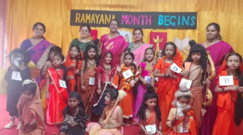 Amrita Vidyalayam, Kozhikode celebrated the beginning of the Ramayana Month