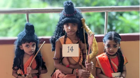 Amrita Vidyalayam, Kozhikode celebrated the beginning of the Ramayana Month