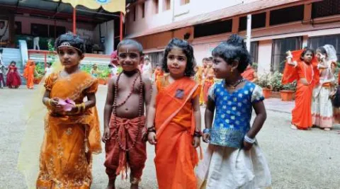 Amrita Vidyalayam Pathanamthitta, Ramayana Month Beginning: News gallery