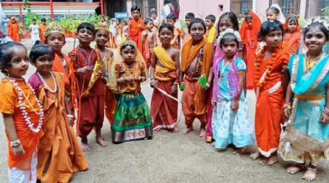 Amrita Vidyalayam Pathanamthitta, Ramayana Month Beginning: News gallery