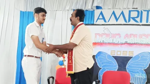 Report on Anti Drug Abuse and Illicit Trafficking at Amrita Vidhyalayam kakkad