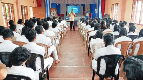 Report on Anti Drug Abuse and Illicit Trafficking at Amrita Vidhyalayam kakkad