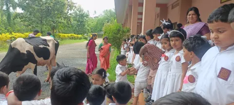Amrita Vidyalayam Cheruthuruthy celebrated Milk Day - 2025