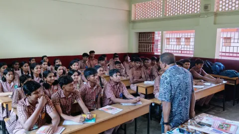 Amrita Vidyalayam in Pathanamthitta organized an Anti-Rabies Awareness Class