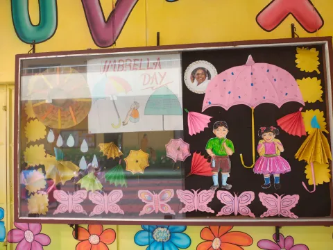 Amrita Vidyalayam Kozhikode Joyfully celebrated Umbrella day and Pink day - 2025