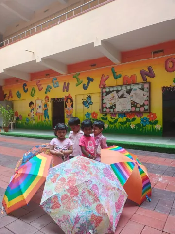Amrita Vidyalayam Kozhikode Joyfully celebrated Umbrella day and Pink day - 2025