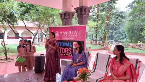 Amrita Vidyalayam Perumbavoor celebrate Doctor’s Day - 2025