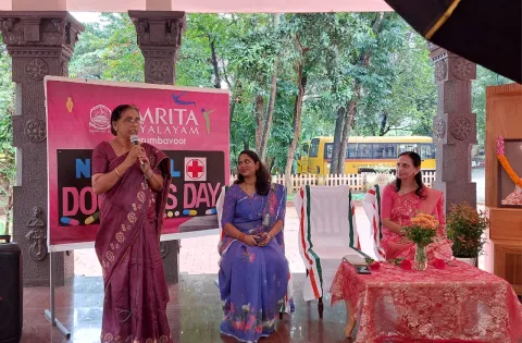 Amrita Vidyalayam Perumbavoor celebrate Doctor’s Day - 2025