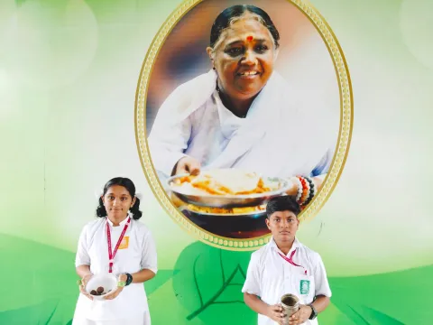 Amrita Vidyalayam Thalassery hosted the Karkkidaka Food Fest
