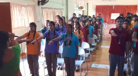 Dolphin Conservation Day Observed at Amrita Vidyalayam Pathanamthitta