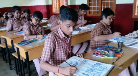 Dolphin Conservation Day Observed at Amrita Vidyalayam Pathanamthitta