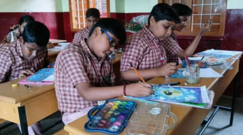 Dolphin Conservation Day Observed at Amrita Vidyalayam Pathanamthitta