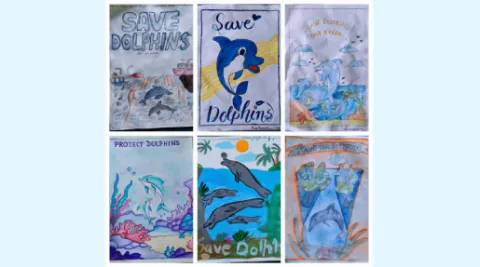Dolphin Conservation Day Observed at Amrita Vidyalayam Pathanamthitta