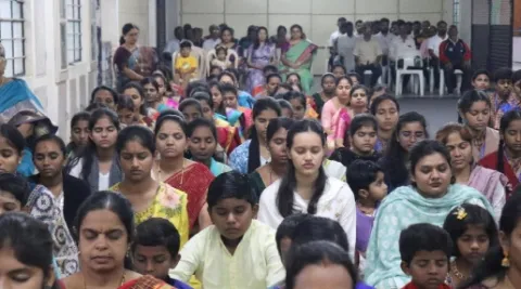 Guru Poornima Celebration 2025 at Mata Amritanandamayi Devi Math Davanagere
