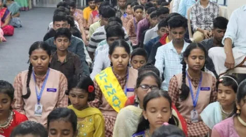 Guru Poornima Celebration 2025 at Mata Amritanandamayi Devi Math Davanagere