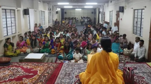 Guru Poornima Celebration 2025 at Mata Amritanandamayi Devi Math Davanagere