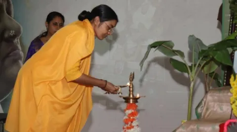Guru Poornima Celebration 2025 at Amrita Vidyalayam Davanagere