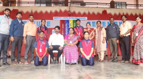 Investiture Ceremony 2025 at Amrita Vidyalayam Davanagere