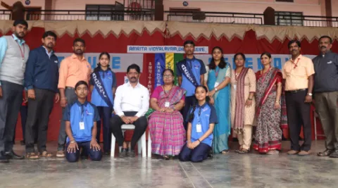 Investiture Ceremony 2025 at Amrita Vidyalayam Davanagere