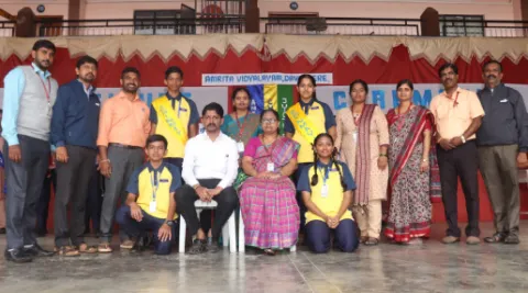 Investiture Ceremony 2025 at Amrita Vidyalayam Davanagere