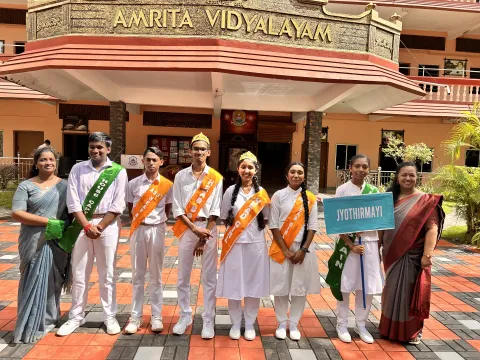 Investiture Ceremony at Amrita Vidyalayam, Pandalam - 2025