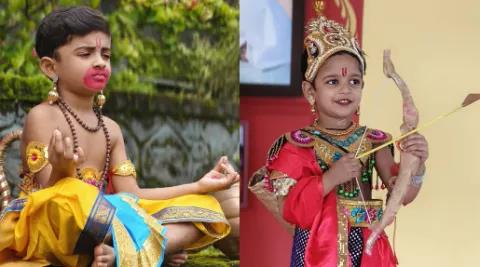 Embracing the Essence of Ramayana: Celebrating Karkadaka Month at Amrita Vidyalayam, Manjeri